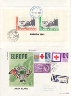 SANDA ISLAND 1963  EUROPA   MS  FDC R - Cover - 1963