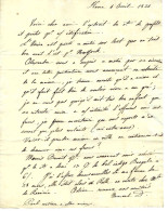 1820 LETTRE Armand Delessert Le Havre  Pour Delaroche Paris NAVIGATION COMMERCE ETATS UNIS AMERIQUE - 1800 – 1899