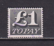 GREAT BRITAIN - 1970 Postage Due £1 Used As Scan - Impuestos