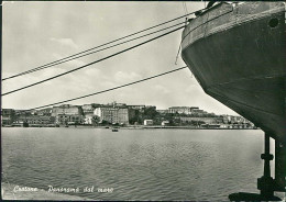 CROTONE - PANORAMA DAL MARE - EDIZIONE ZURLO - SPEDITA 1965 (16353) - Crotone