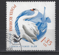 Roemenie Romania Romana Used; Zwaan Swan Cisne Cygne NOW MANY ANIMAL STAMPS - Cygnes