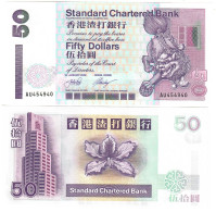 Hong Kong 50 Dollars 2002 UNC Standard Chartered Bank - Hongkong
