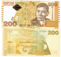 Kyrgyzstan 200 Som 2004 AUNC - Kirghizistan