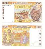Ivory Coast 1000 Francs CFA 2002 UNC "A" - Côte D'Ivoire