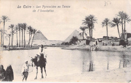 Egypte - Le Caire - Les Pyramides Au Temps De L'inondation - Pyramide - Anié  - Carte Postale Ancienne - Kairo