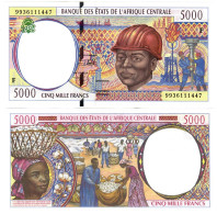 Central African Republic 5000 Francs CFA 1994 (1999) UNC (F) - Zentralafrik. Rep.