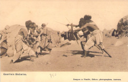 Egypte - Guerriers Bisharins - Marques & Fiorillo - Animé  - Carte Postale Ancienne - Autres & Non Classés