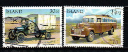 ISLANDA - 1992 - AUTOMEZZI POSTALI - USATI - Gebraucht