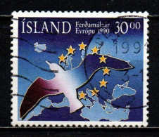 ISLANDA - 1990 - ANNO EUROPEO DEL TURISMO - USATO - Usados