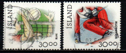 ISLANDA - 1992 - SPORT: PALLAVOLO E SCI ALPINO - USATI - Used Stamps