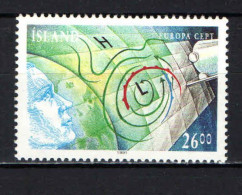 ISLANDA - 1991 - EUROPA UNITA - EUROPA SPAZIALE - USATO - Gebraucht