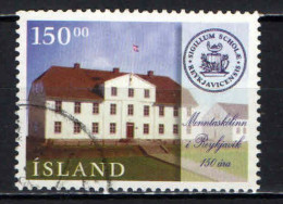 ISLANDA - 1996 - 150° ANNIVERSARIO DEL LICEO DI REYKJAVIK - USATO - Usados