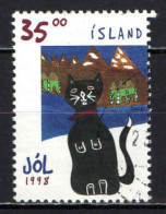 ISLANDA - 1998 - NATALE - DISEGNI DI BAMBINI GATTO DI NATALE - USATO - Used Stamps