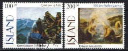 ISLANDA - 1996 - QUADRI DI ARTISTI ISLANDESI - PAINTINGS - USATI - Gebruikt