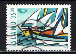 ISLANDA - 1998 - NORDEN -  LA NAVIGAZIONE - BARCHE A VELA - USATO - Usados