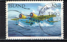 ISLANDA - 1993 - JUNKERS - F 13 - IDROVOLANTE POSTALE - USATO - Oblitérés