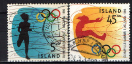 ISLANDA - 1996 - OLIMPIADI DI ATLANTA - USATI - Oblitérés