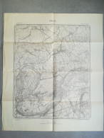 Topografische En Militaire Kaart - Stafkaart Zele, Appels, Berlare 1922 (revisions 1879, 1893 Et 1910) - Cartes Topographiques