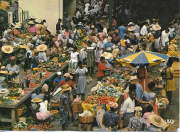 CPM GUADELOUPE POINTE A PITRE Le Marché St Antoine 1979 Oblitération : LE MOULE Pour HYERES (83) - Pointe A Pitre