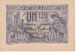 BILLETE DE RUMANIA DE 1 LEU DEL AÑO 1920 SIN CIRCULAR (UNC)(BANKNOTE) - Rumänien