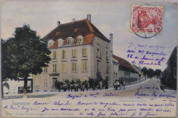 C. P. A. Couleur : 67 : SARRE-UNION : SAARUNION : Vierwindenstrasse, Timbre En 1906 - Sarre-Union