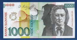 SLOVENIA - P.26 – 1000 Tolarjev 2001 UNC, S/n CB003086 "10th Anniversary Of Banka Slovenije" Commemorative Issue - Slovenia