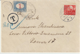 1*-Tassate-Segnatasse-Tassata Da Estero: Danimarca X L' Italia: Roma-1929. - Postage Due