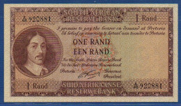 SOUTH AFRICA - P.102b  – 1  Rand Nd (1961-1965) UNC, S/n A/48 920881 - South Africa