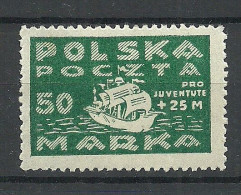 POLAND Polska Pro Juventute Vignette Charity * - Unused Stamps