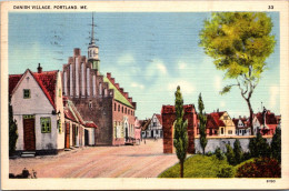 Maine Portland The Danish Village 1939 - Portland