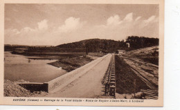 Royère Barrage De La Vaud Gélade Route Vers Saint-Marc à Loubaud - Royere