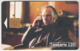 FRANCE - Telephone Et Cinema N. 7 - Jean-Louis Trintignant, Chip:GEM1A (Symmetric Black), 120U , 03/95, Used - 1995