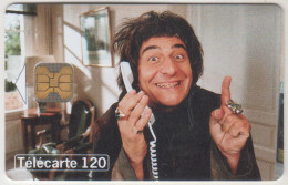 FRANCE - Telephone Et Cinema N.12 - Christian Clavier, Chip:OB2, 120 U, 02/98, Used - 1998