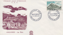 Enveloppe  FDC  1er  Jour   ANDORRE   Poste  Aérienne   1964 - FDC