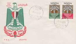 Enveloppe  FDC  1er  Jour    LIBYE   2éme  Anniversaire  De  La   Révolution   1971 - Libye