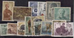 India Used 1963 Year Pack , Animal, Lion, Tiger, Elephant, Etc., (Sample Image) - Full Years