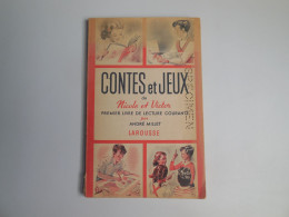 LIVRE ANDRE MILLET CONTES ET JEUX DE NICOLE ET VICTOR EXEMPLAIRE DE PRESENTATION POUR SA DIFFUSION..RARE...N5.05.0 - 0-6 Anni