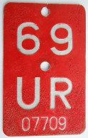 Velonummer Uri UR 69 - Placas De Matriculación