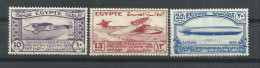 EGYPTO  YVERT  151, 152, 154   MH  * - Unused Stamps