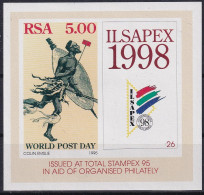 MiNr. Block 39 Südafrika Internationale Briefmarkenausstellung STAMPEX ’95, Alberton - Postfrisch/**/MNH  - Nuovi