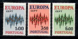 Portugal 1972 Europa CEPT (**)  Mi 1168-70 - M€ 30,-; Y&T 1150-52 - € 20,- - 1972