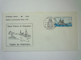2023 - 1060  SAINT-PIERRE Et MIQUELON  -  Enveloppe Philatélique  (tirée à 300 Ex)   1990   XXX - Covers & Documents