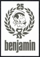"BENJAMIN: Logo Du 25 E Anniversaire" De HACHEL - Non Circulé - Not Circulated - Nicht Gelaufen - 1994. - Bandes Dessinées