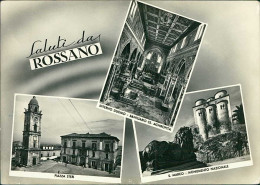 ROSSANO CALABRO ( COSENZA ) SALUTI / VEDUTINE - EDIZIONE LIBRANDI - SPEDITA 1956 (16357) - Crotone