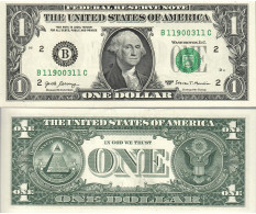 USA 1 Dollars  B  2017  UNC - Federal Reserve Notes (1928-...)