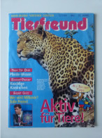 Tierfreund Mai 2001 Natur Erleben Verstehen Schützen. Mit Poster (Kaninchen). 48 Pages En Couleur En Allemand. Leopard - Kinder- En Jeugdtijdschriften