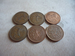 6 X 2 Pence République D Irlande (1971-1988)(1988-2000) - Irlande