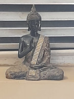 India VINTAGE GAUTAM BUDDHA STATUE As Per Scan - Art Oriental