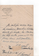 Vieux Papiers.Maison De Santé.Médico-chirurgicale.certifie Reception Reglement 1951 - Manuscrits