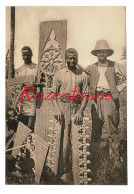 Menuisiers Noirs Et Travaux - Zwarte Beeldhouwers Sculpture En Bois Africaine Artistes CPA Afrique Belgisch Congo Belge - Belgian Congo